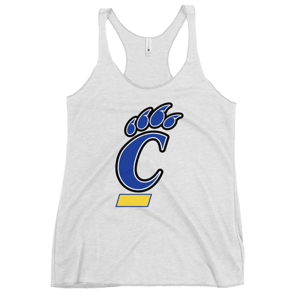 Performance | Thin Racerback Tank Top | Campbellsport Cougars | Crest Logo