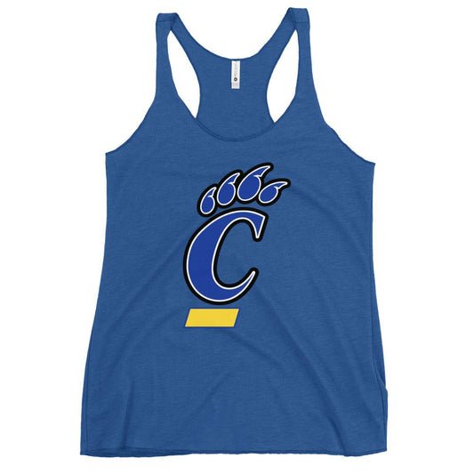Performance | Thin Racerback Tank Top | Campbellsport Cougars | Crest Logo