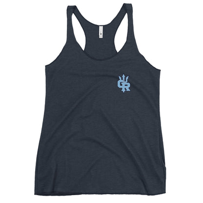 Performance | Thin Racerback Tank Top | Cape Riptides Baseball | Crest Logo