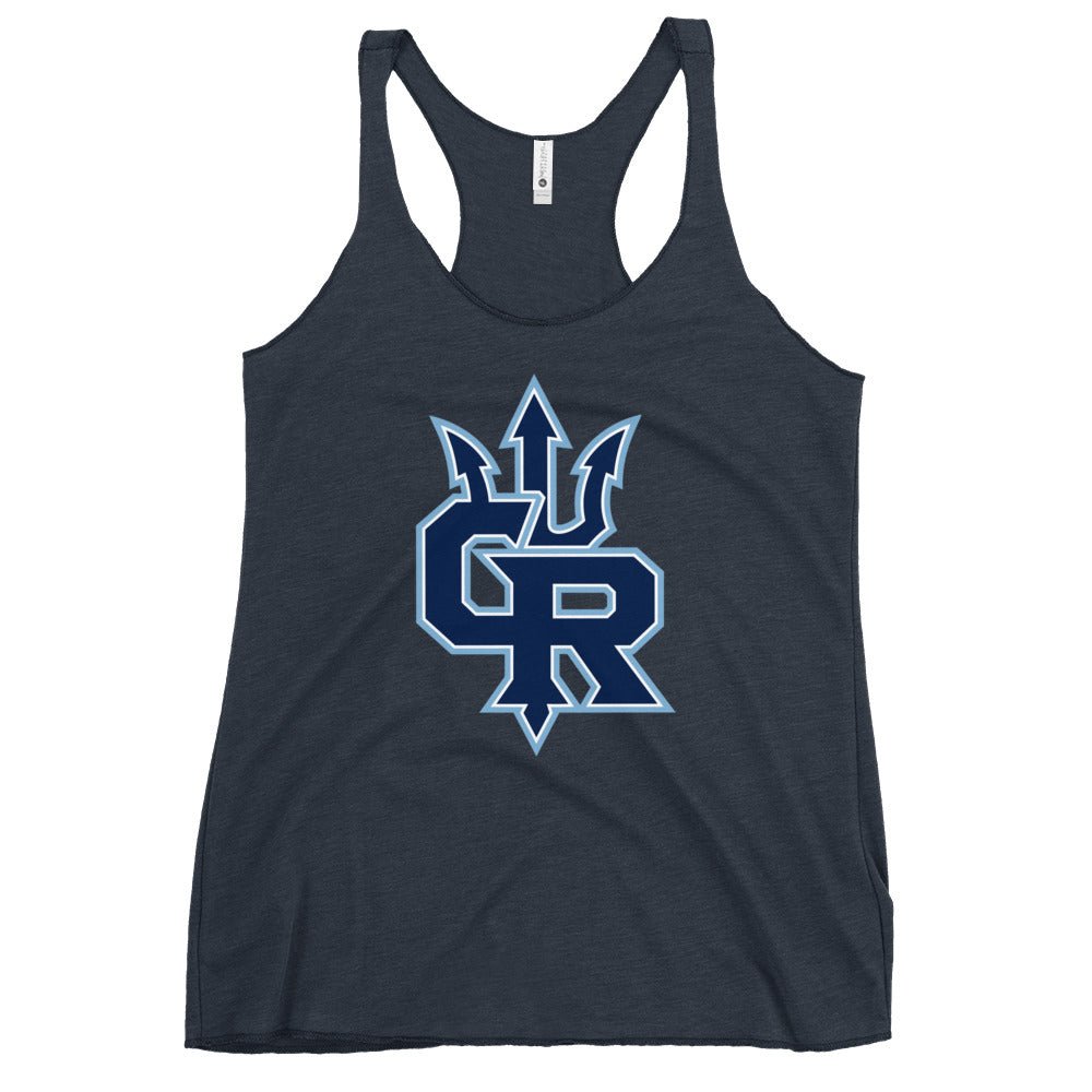 Performance | Thin Racerback Tank Top | Cape Riptides Baseball | Emblem Logo