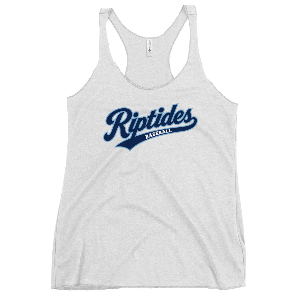 Performance | Thin Racerback Tank Top | Cape Riptides Baseball | Modern Script Logo