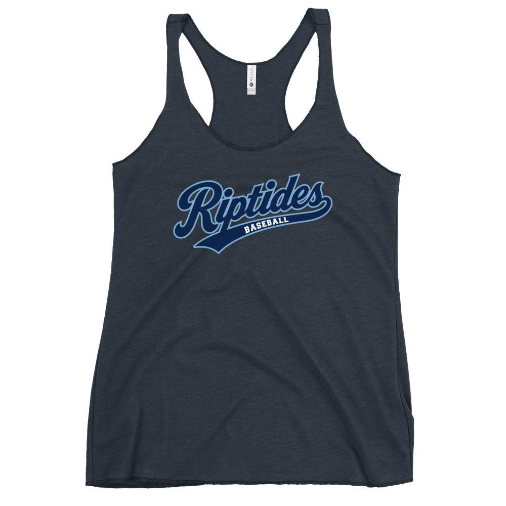 Performance | Thin Racerback Tank Top | Cape Riptides Baseball | Modern Script Logo
