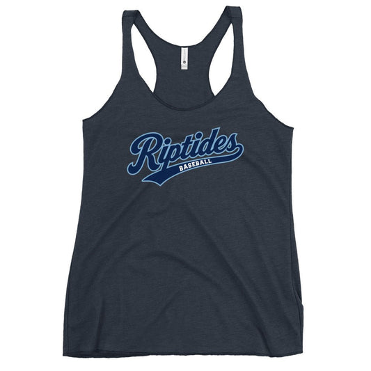 Performance | Thin Racerback Tank Top | Cape Riptides Baseball | Modern Script Logo