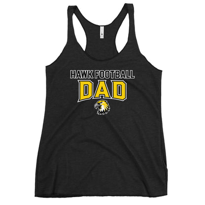 Performance | Thin Racerback Tank Top | Cardinal Ohara Hawks | Football Dad Logo