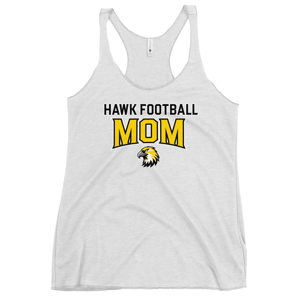 Performance | Thin Racerback Tank Top | Cardinal Ohara Hawks | Football Mom Logo