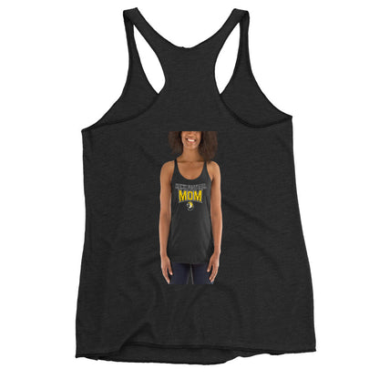 Performance | Thin Racerback Tank Top | Cardinal Ohara Hawks | Football Mom Logo