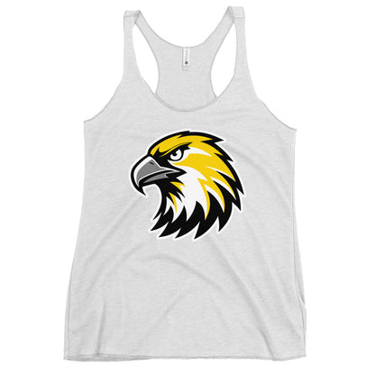 Performance | Thin Racerback Tank Top | Cardinal Ohara Hawks | Gaze Icon Logo