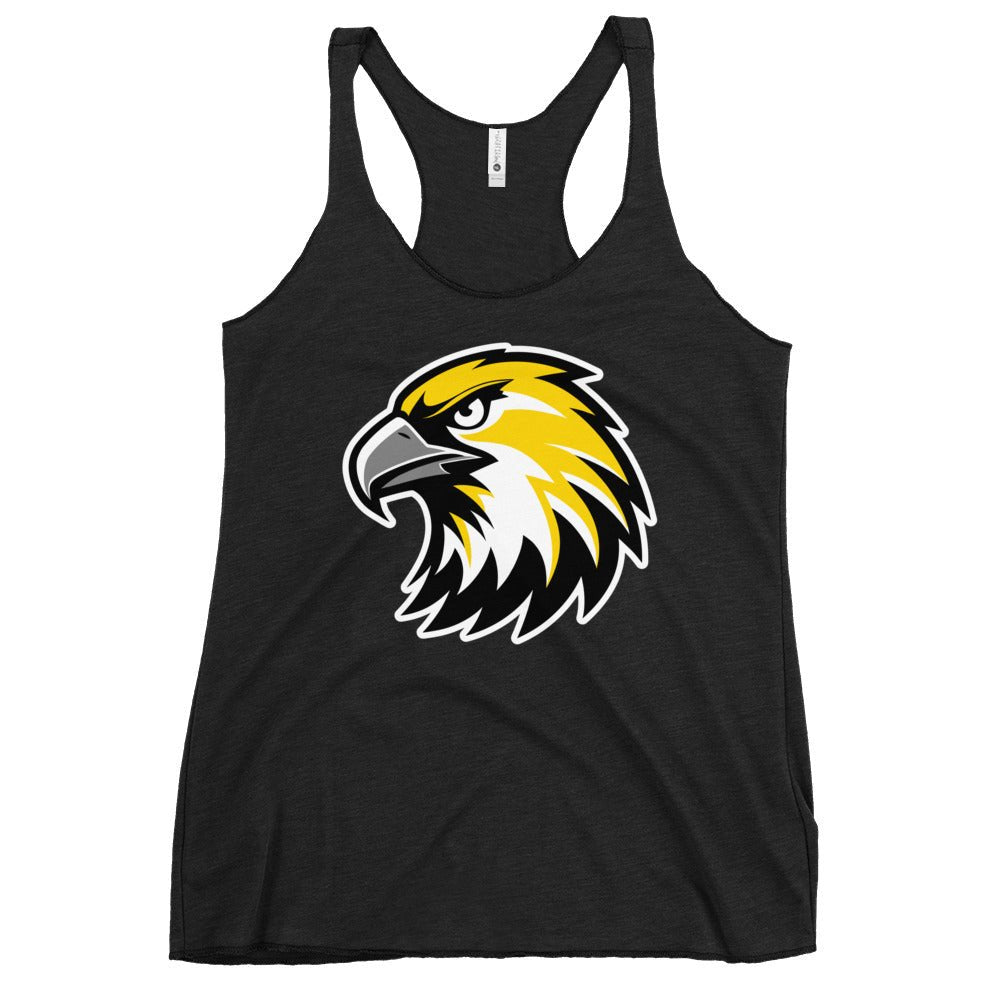 Performance | Thin Racerback Tank Top | Cardinal Ohara Hawks | Gaze Icon Logo