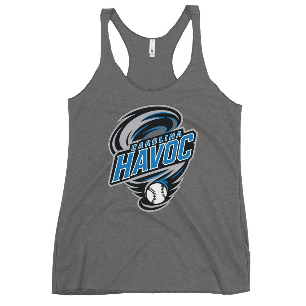 Performance | Thin Racerback Tank Top | Carolina Havoc | Twister League Crest Logo