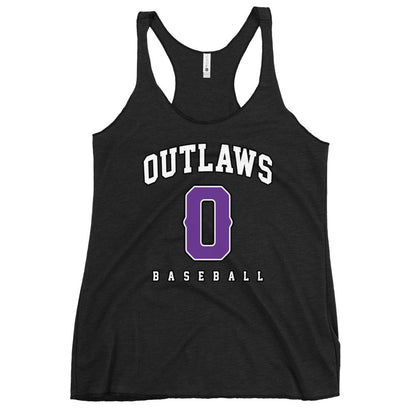 Performance | Thin Racerback Tank Top | Carolina Outlaws Baseball | Atheltics Logo