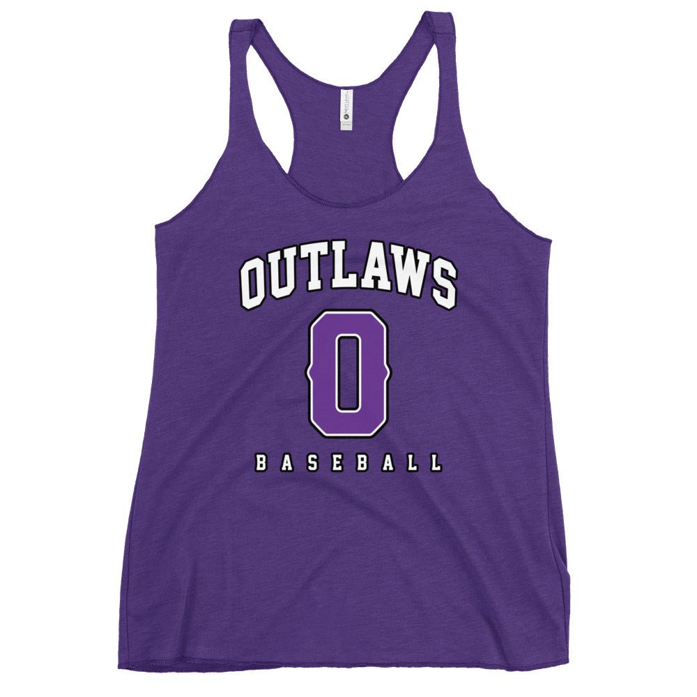 Performance | Thin Racerback Tank Top | Carolina Outlaws Baseball | Atheltics Logo
