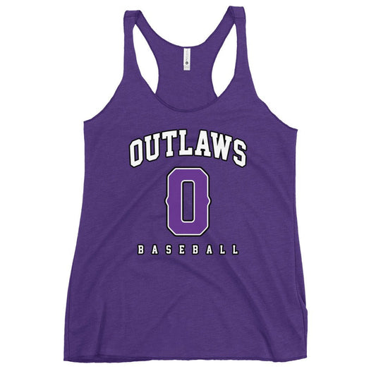 Performance | Thin Racerback Tank Top | Carolina Outlaws Baseball | Atheltics Logo