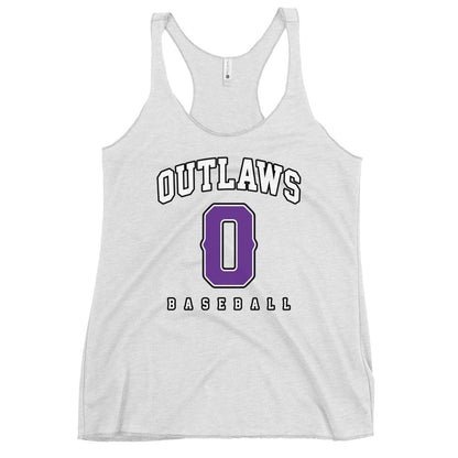 Performance | Thin Racerback Tank Top | Carolina Outlaws Baseball | Atheltics Logo