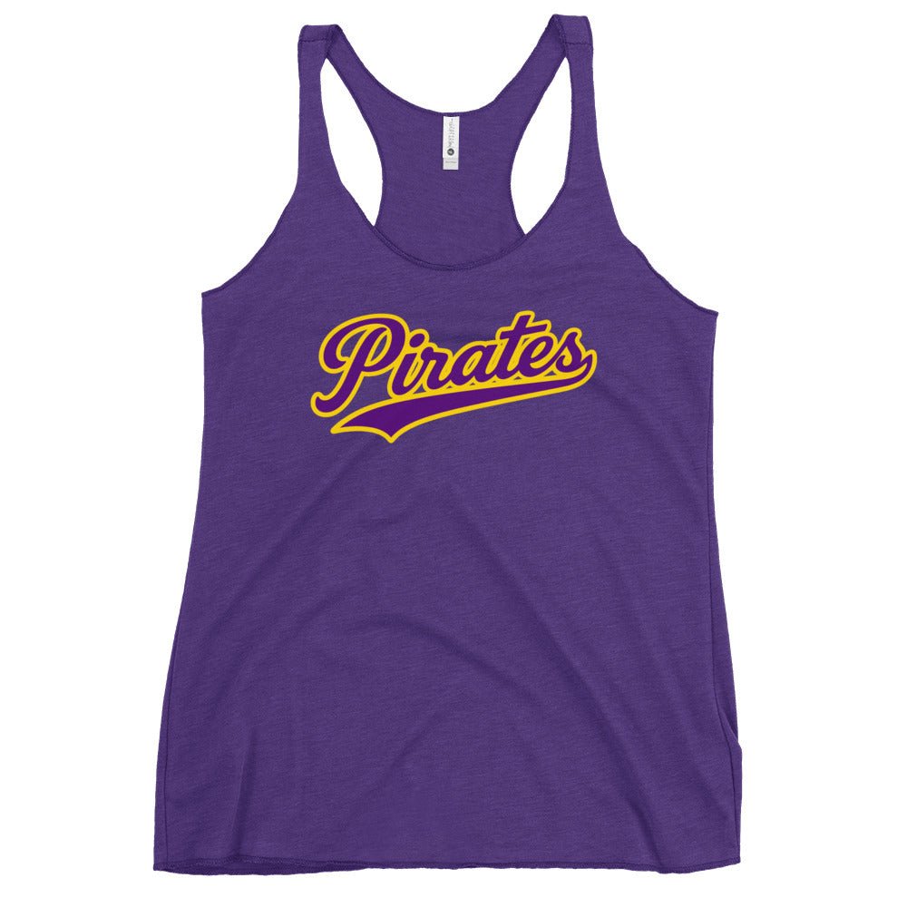 Performance | Thin Racerback Tank Top | Carolina Pirates | Script Logo