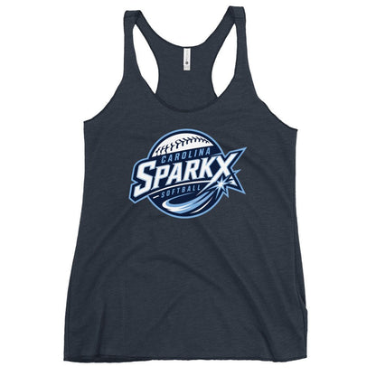 Performance | Thin Racerback Tank Top | Carolina Sparkx | Vanguard Logo