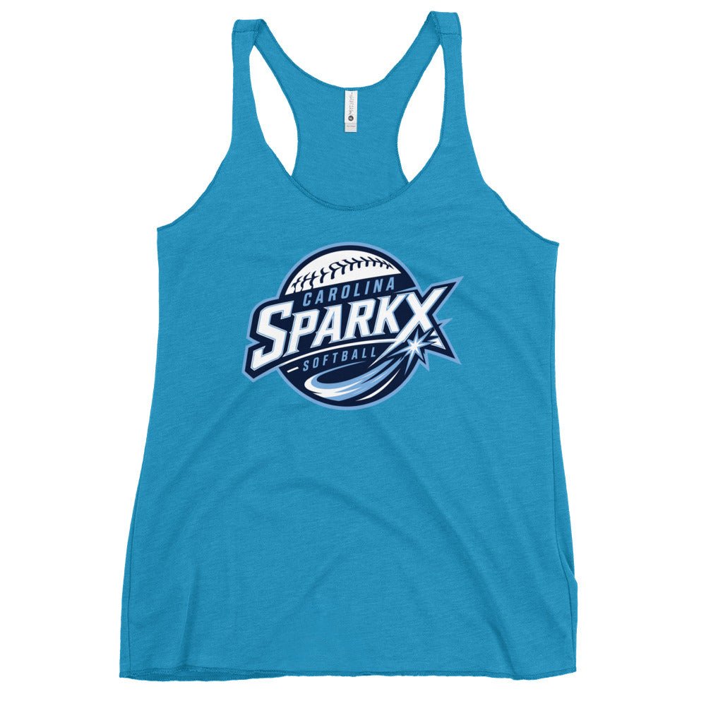 Performance | Thin Racerback Tank Top | Carolina Sparkx | Vanguard Logo