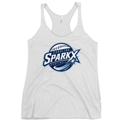 Performance | Thin Racerback Tank Top | Carolina Sparkx | Vanguard Logo