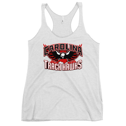 Performance | Thin Racerback Tank Top | Carolina track Hawks | Emblem Logo