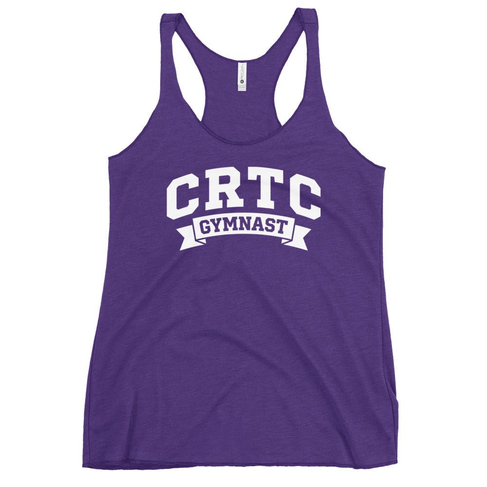 Performance | Thin Racerback Tank Top | Catch & Release Tumble & Cheer Club | Gymnast Logo