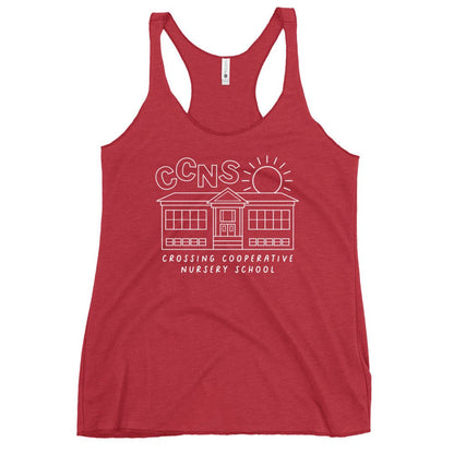 Performance | Thin Racerback Tank Top | CCNS | School Logo