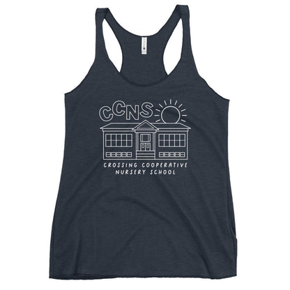 Performance | Thin Racerback Tank Top | CCNS | School Logo
