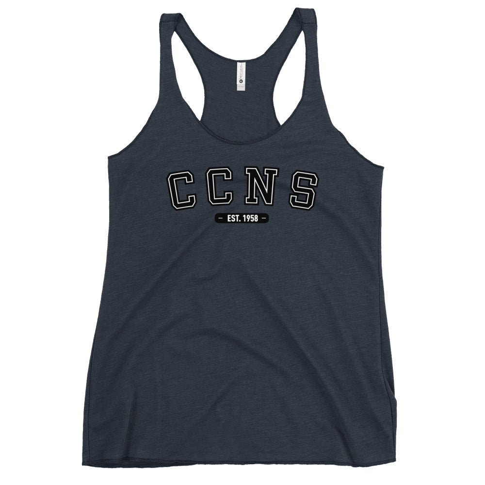 Performance | Thin Racerback Tank Top | CCNS | Script Logo