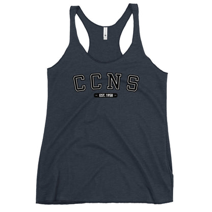 Performance | Thin Racerback Tank Top | CCNS | Script Logo