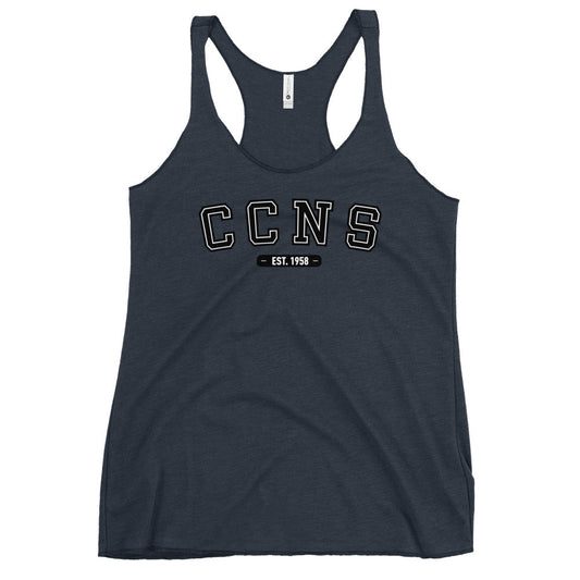 Performance | Thin Racerback Tank Top | CCNS | Script Logo