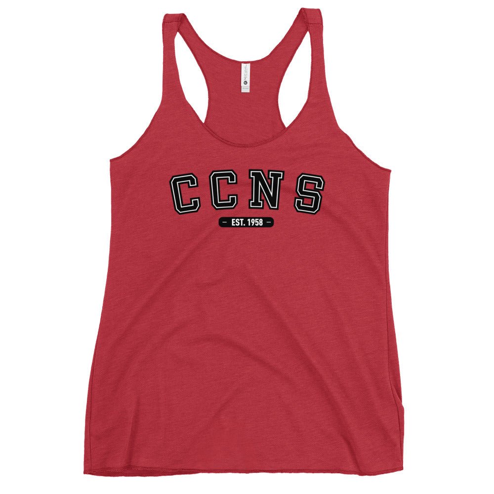 Performance | Thin Racerback Tank Top | CCNS | Script Logo