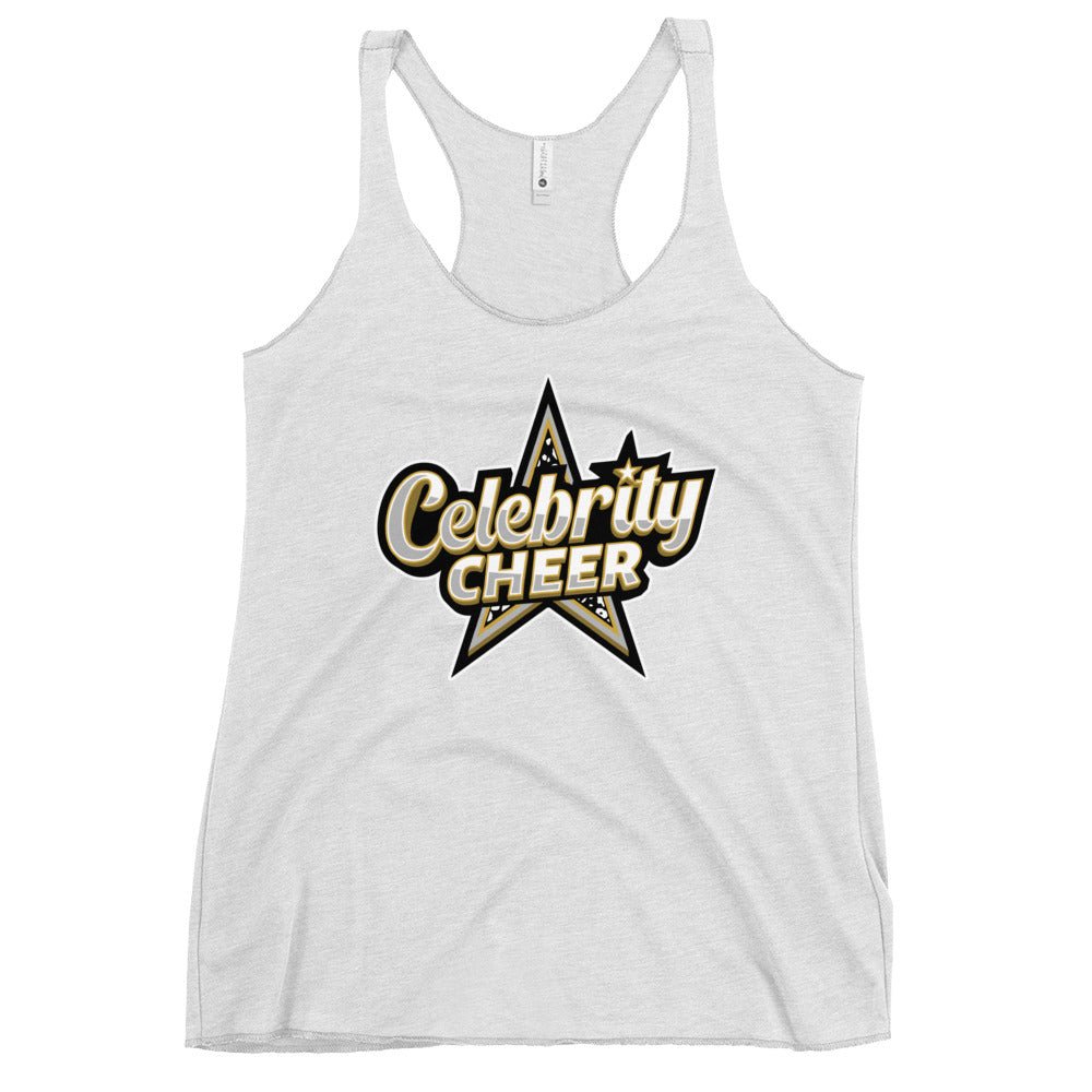 Performance | Thin Racerback Tank Top | Celebrity Cheer | Celebrity Cheer Logo