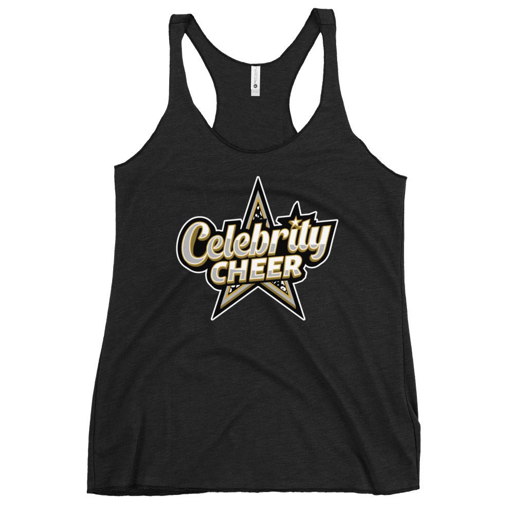 Performance | Thin Racerback Tank Top | Celebrity Cheer | Celebrity Cheer Logo