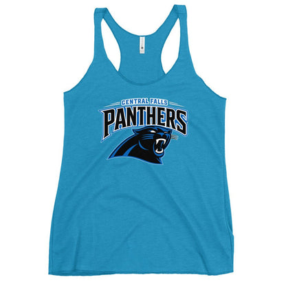 Performance | Thin Racerback Tank Top | Central Falls Panthers | Emblem Logo