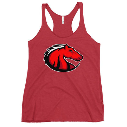 Performance | Thin Racerback Tank Top | Central Maine Community College Woman’s Soccer | Crest Logo