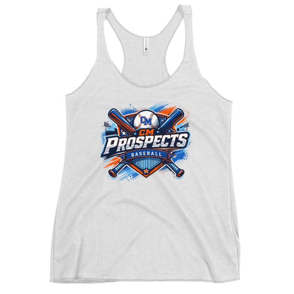 Performance | Thin Racerback Tank Top | Central Missour Prospects | Shield Logo