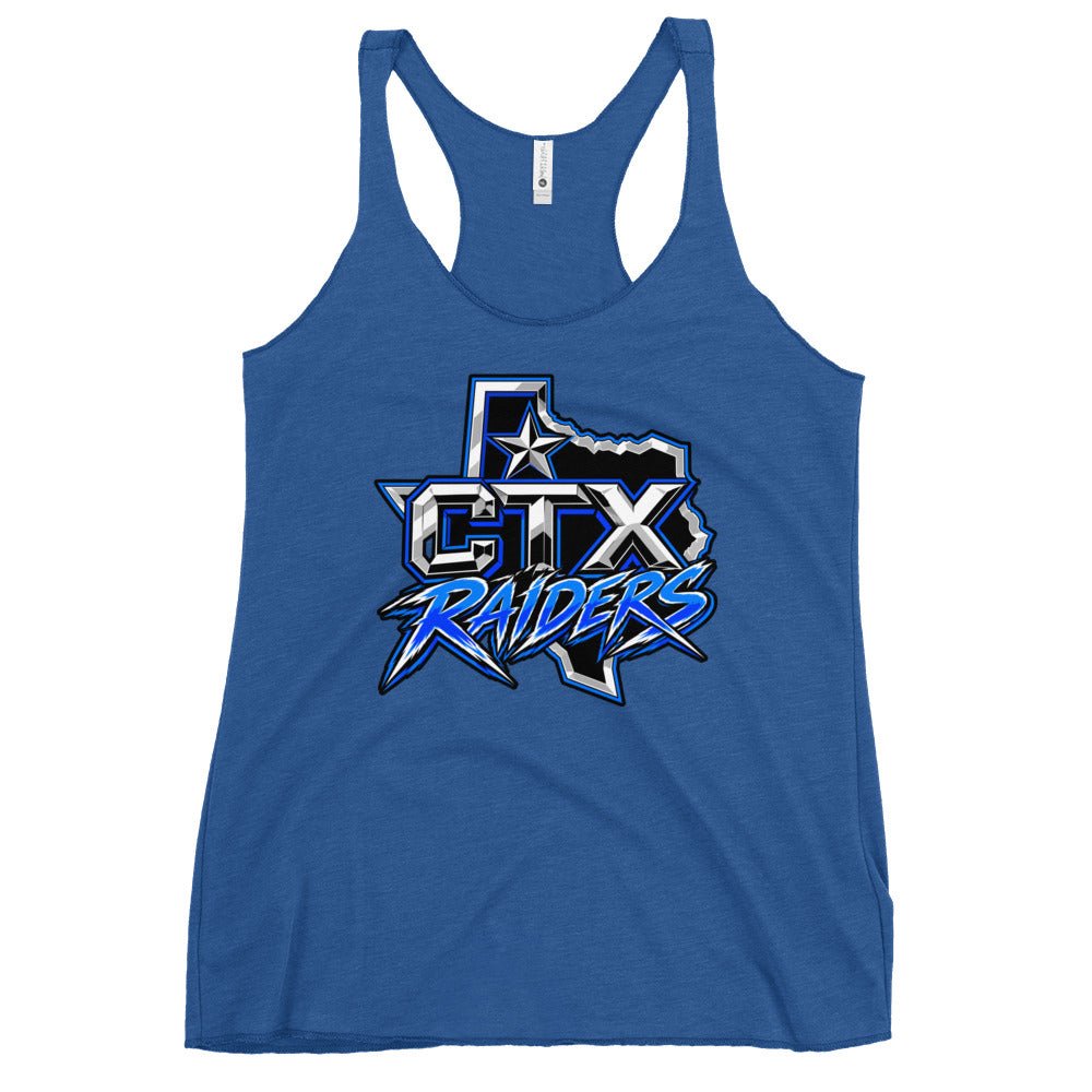 Performance | Thin Racerback Tank Top | Central Texas Raiders | Crest Logo