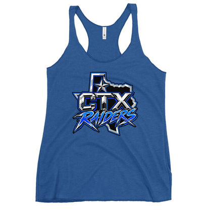 Performance | Thin Racerback Tank Top | Central Texas Raiders | Crest Logo