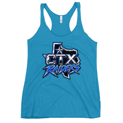Performance | Thin Racerback Tank Top | Central Texas Raiders | Crest Logo