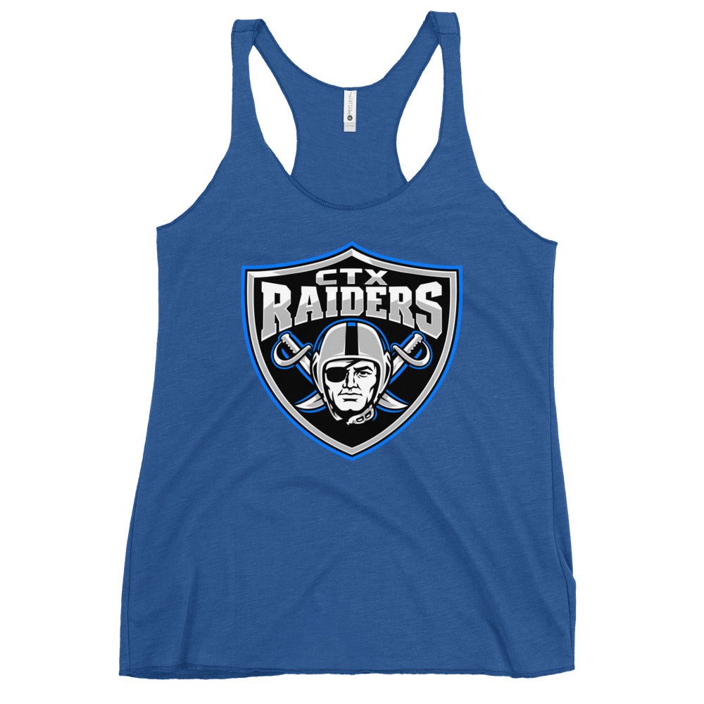 Performance | Thin Racerback Tank Top | Central Texas Raiders | Emblem Logo