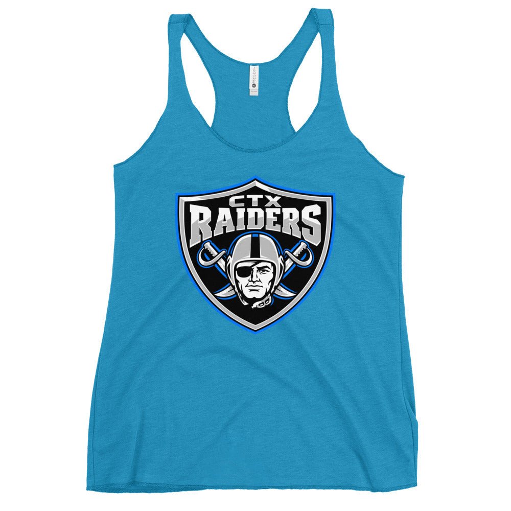 Performance | Thin Racerback Tank Top | Central Texas Raiders | Emblem Logo