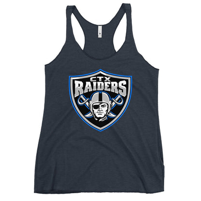 Performance | Thin Racerback Tank Top | Central Texas Raiders | Emblem Logo
