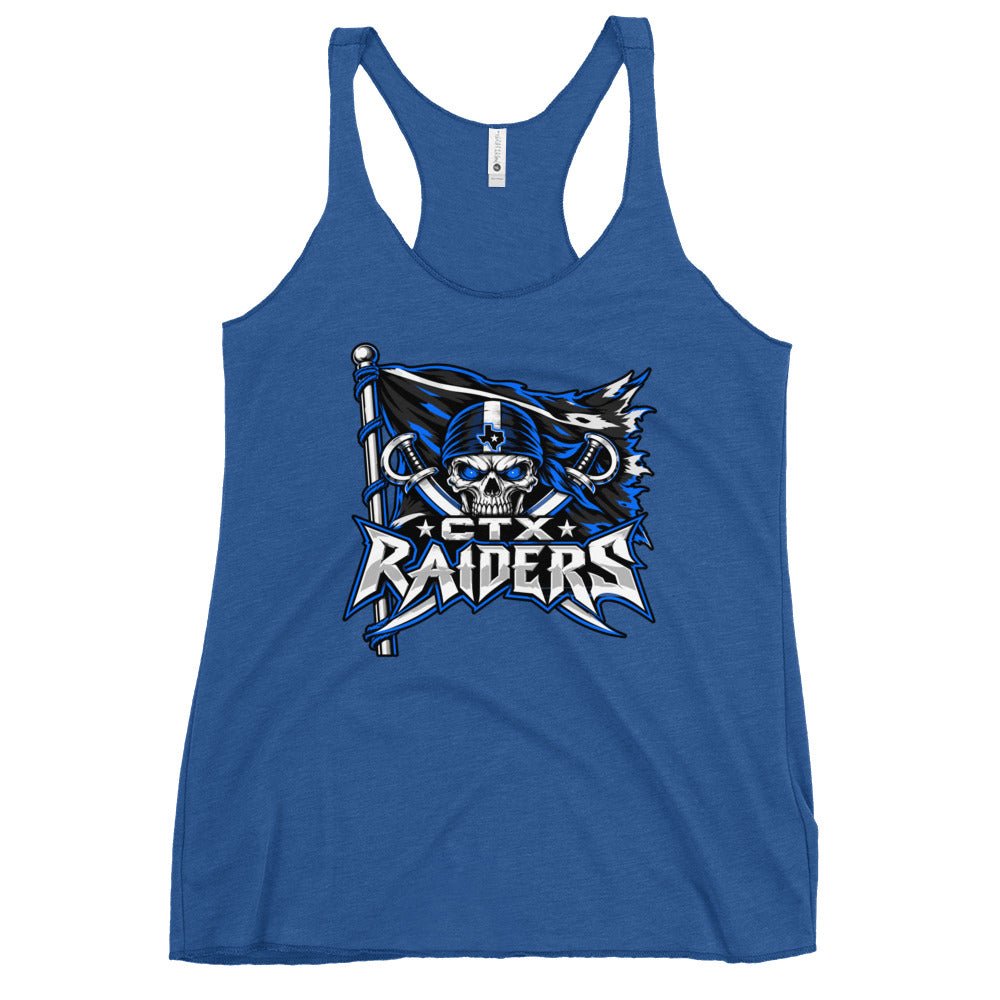Performance | Thin Racerback Tank Top | Central Texas Raiders | Vanguard Logo