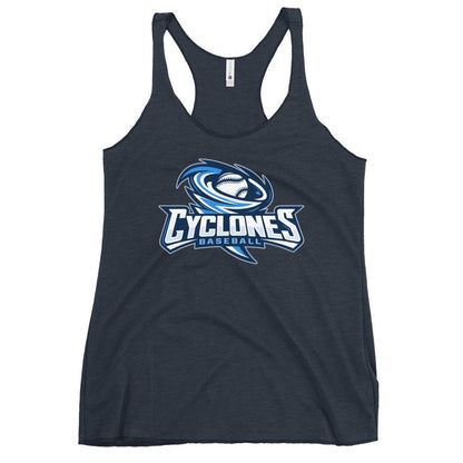 Performance | Thin Racerback Tank Top | Centre County Cyclones | Crest Logo