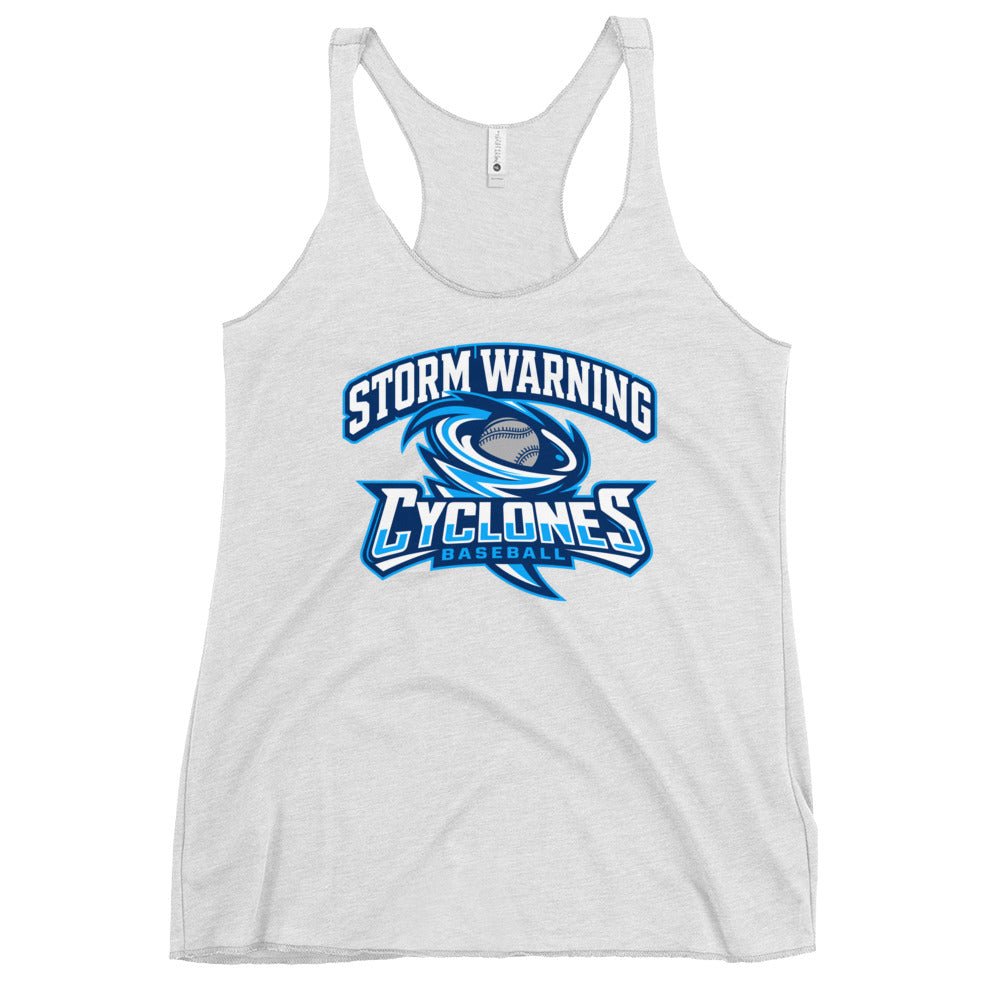 Performance | Thin Racerback Tank Top | Centre County Cyclones | Vanguard Logo
