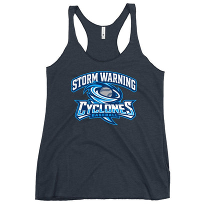 Performance | Thin Racerback Tank Top | Centre County Cyclones | Vanguard Logo
