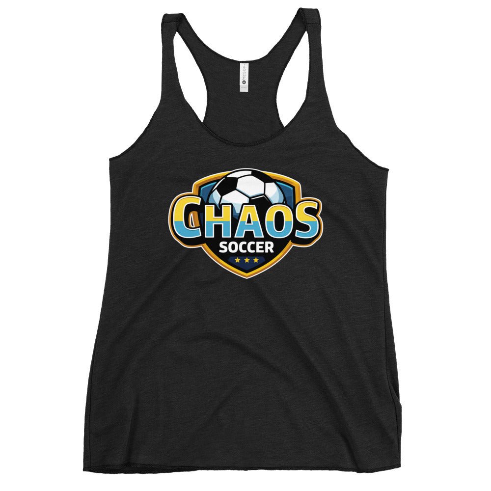Performance | Thin Racerback Tank Top | Chaos Soccer | Logo