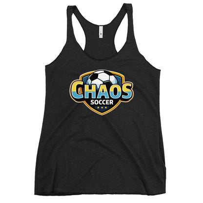 Performance | Thin Racerback Tank Top | Chaos Soccer | Logo