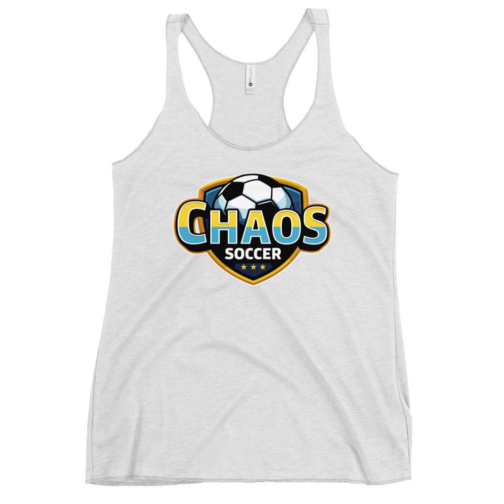 Performance | Thin Racerback Tank Top | Chaos Soccer | Logo