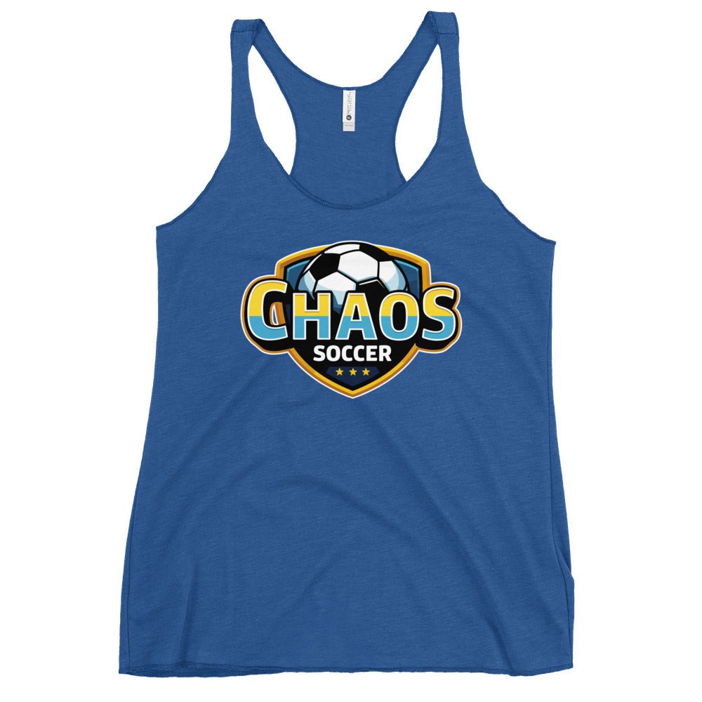 Performance | Thin Racerback Tank Top | Chaos Soccer | Logo