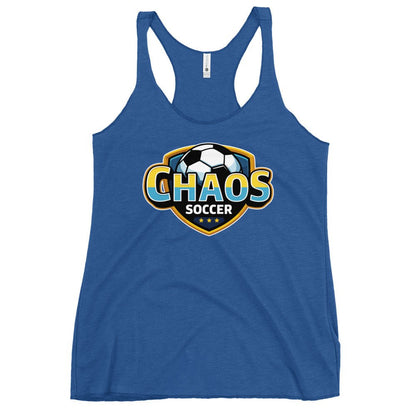 Performance | Thin Racerback Tank Top | Chaos Soccer | Logo