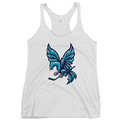 Performance | Thin Racerback Tank Top | Charlotte Rise | Mascot Logo